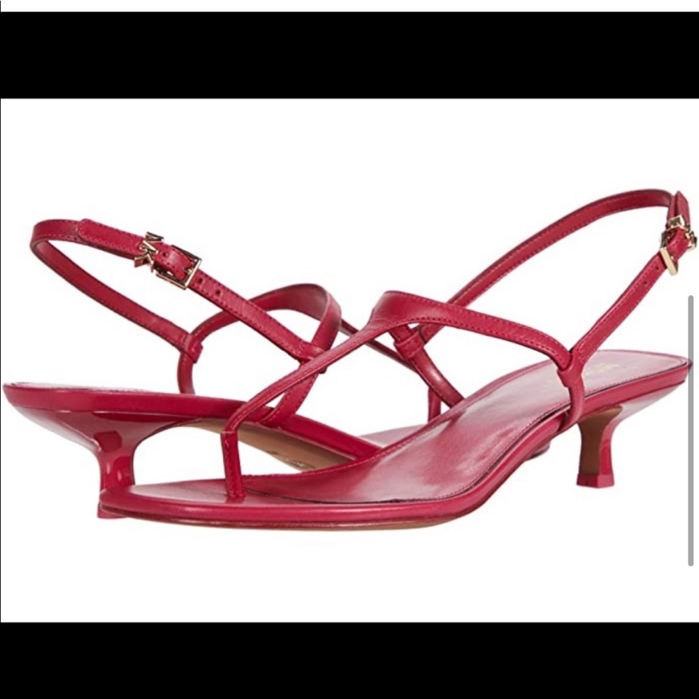 MICHAEL MICHAEL KORS
TASHA WOMENS LEATHER ANKLE STRAPPY SANDALS
